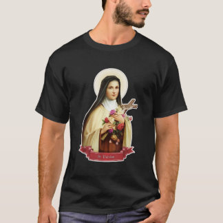 St Therese of Lisieux Kids Little Blume Rose Cath T-Shirt