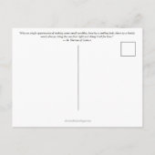 St. Therese of Lisieux "Little Way"  Postkarte (Rückseite)