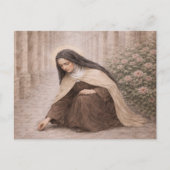 St. Therese of Lisieux "Little Way"  Postkarte (Vorderseite)