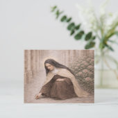 St. Therese of Lisieux "Little Way"  Postkarte (Stehend Vorderseite)