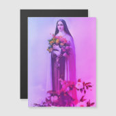 St. Therese of Lisieux magnetische heilige Karte (Vorne/Hinten)