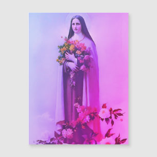 St. Therese of Lisieux magnetische heilige Karte
