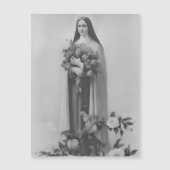 St. Therese of Lisieux magnetische heilige Karte (Vorderseite)