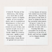 St. Therese of Lisieux Prayer Card (Innenseite Aufgefaltet)