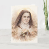 St. Thérèse of Lisieux Roses Scripture  Karte (Vorderseite)