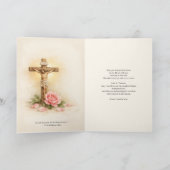 St. Thérèse of Lisieux Roses Scripture  Karte (Innenseite)