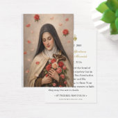 St Therese of Lisieux Wedding Prayer Card (Schreibtisch)