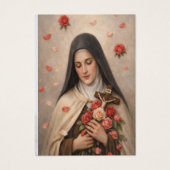 St Therese of Lisieux Wedding Prayer Card (Vorderseite)