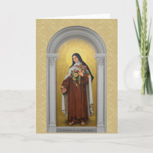 St. Therese of the Child Jesus Gülle Karte