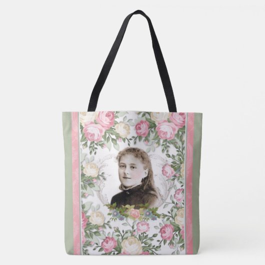 St. Therese Religiöses florales Katholik Tasche (Vorderseite)