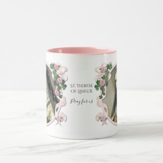 St. Therese Religious Carmelite Pink Tasse (Zentrum)