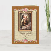 St. Therese Religious Catholic Carmelite Karte (Vorderseite)
