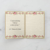 St. Therese Religious Catholic Carmelite Karte (Innenseite)