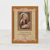 St. Therese Religious Catholic Carmelite Nun Karte (Vorderseite)