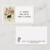 St. Therese Religious Prayer Visitenkarte (Vorne/Hinten)