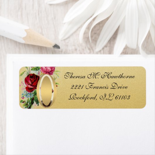 St. Therese Rose Goldene Elegante Katholik (Insitu)