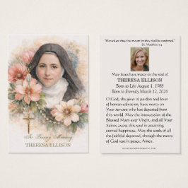 St. Therese Rosenkranz Florale Begräbnis Gebets Ge