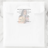 St. Therese Runder Aufkleber (Tasche)