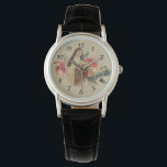 St. Therese the Little Blume Rose Crucifix Armbanduhr<br><div class="desc">Schönes Vintage Bild von St. Therese die kleine Blume mit ihren Rose und Kruzifix.</div>