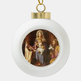 St.Therese und die heilige Keramik Kugel-Ornament