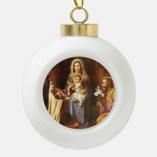 St.Therese und die heilige Keramik Kugel-Ornament