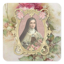 St. Therese Vintage Rose Katholische Religiöse