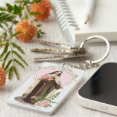 St. Therese von dem Kinderjesus-religiösen Schlüsselanhänger (Vorderseite rechts)