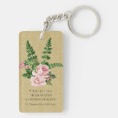 St. Therese von dem Kinderjesus-religiösen Schlüsselanhänger (Rückseite)