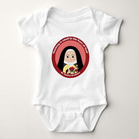 St. Thérèse von Lisieux Baby Strampler (Vorderseite)