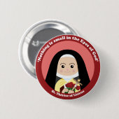 St. Thérèse von Lisieux Button (Vorne & Hinten)