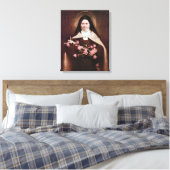 St Therese von Lisieux Devotional Image. Leinwanddruck (Insitu (Schlafzimmer))