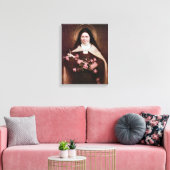 St Therese von Lisieux Devotional Image. Leinwanddruck (Insitu (Wohnzimmer))