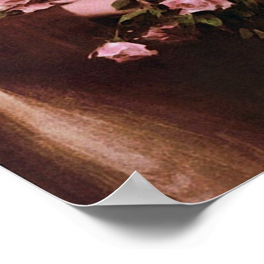 St Therese von Lisieux Devotional Image. Poster (Ecke)