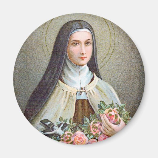 St. Therese von Lisieux die kleine Blume (BJE 01) Magnet (Vorne)