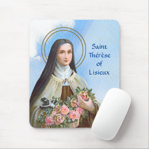 St. Therese von Lisieux die kleine Blume (BJE 01) Mousepad