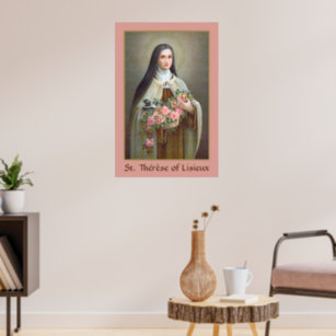 St. Therese von Lisieux die kleine Blume (BJE 01) Poster