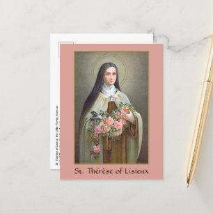 St. Therese von Lisieux die kleine Blume (BJE 01) Postkarte