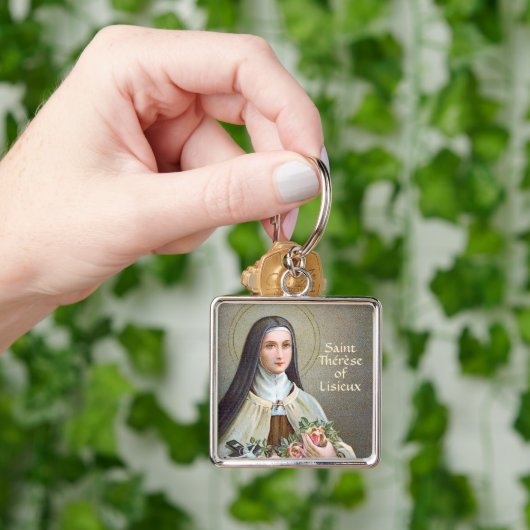 St. Thérèse von Lisieux die kleine Blume (BJE 01) Schlüsselanhänger (Hand)