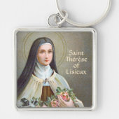 St. Thérèse von Lisieux die kleine Blume (BJE 01) Schlüsselanhänger (Vorne)