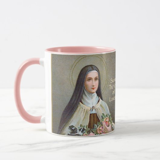 St. Therese von Lisieux die kleine Blume (BJE 01) Tasse (Links)