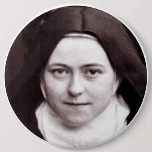 ST. THERESE VON LISIEUX, DIE KLEINE BLUME, BUTTON