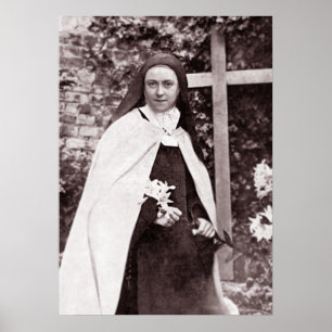 St. Therese von Lisieux, die kleine Blume Poster