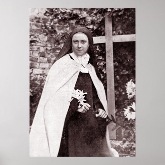 St. Therese von Lisieux, die kleine Blume Poster (Vorne)