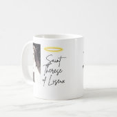St. Therese von Lisieux Kaffeetasse (Vorderseite Links)