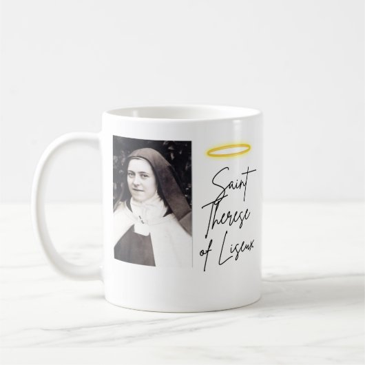 St. Therese von Lisieux Kaffeetasse (Links)