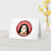 St. Thérèse von Lisieux Karte (Gelbe Blume)