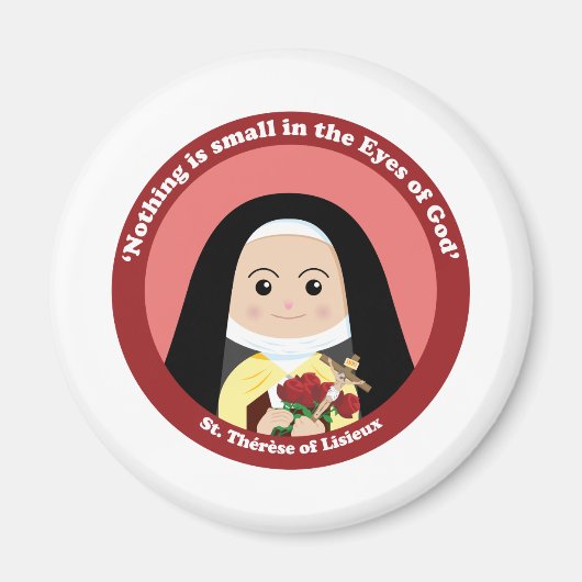 St. Thérèse von Lisieux Magnet (Vorne)
