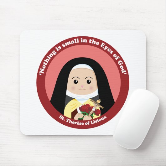St. Thérèse von Lisieux Mousepad (Mit Mouse)