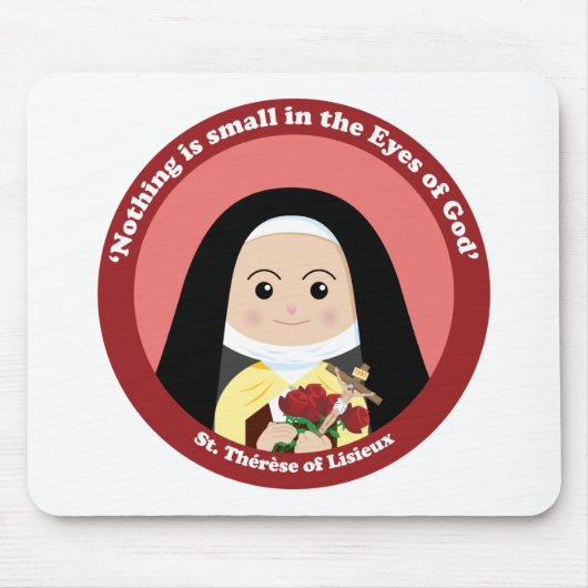 St. Thérèse von Lisieux Mousepad (Vorne)