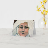 St. Thérèse von Lisieux Notecard Karte (Gelbe Blume)